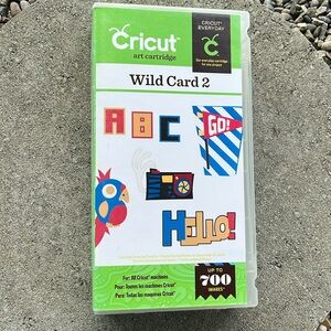 Cricut art cartridge Wild Card 2